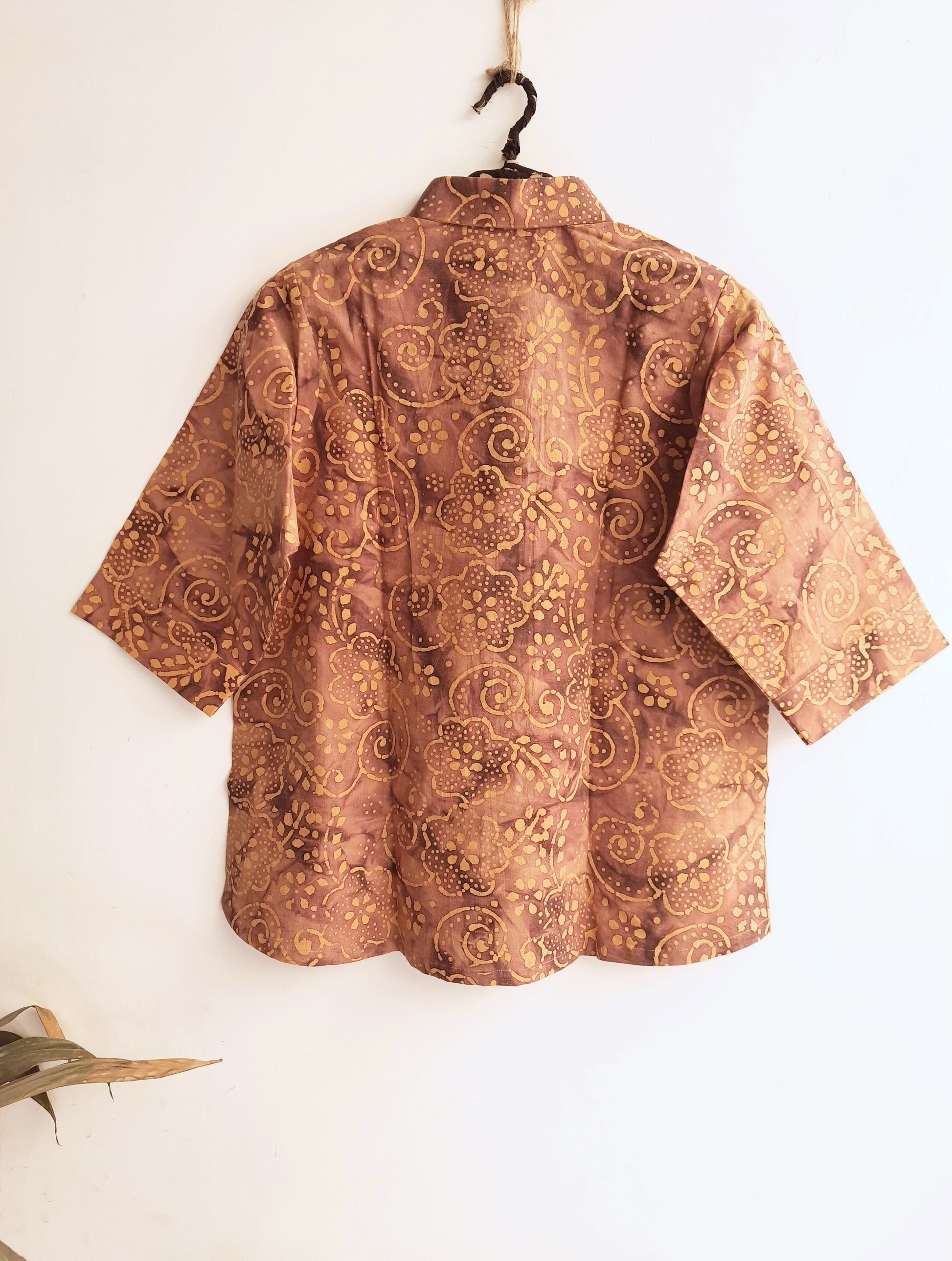 Batik cotton shirt for women