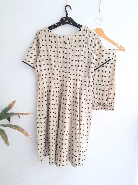 Beige Polka Dots - Coord Set