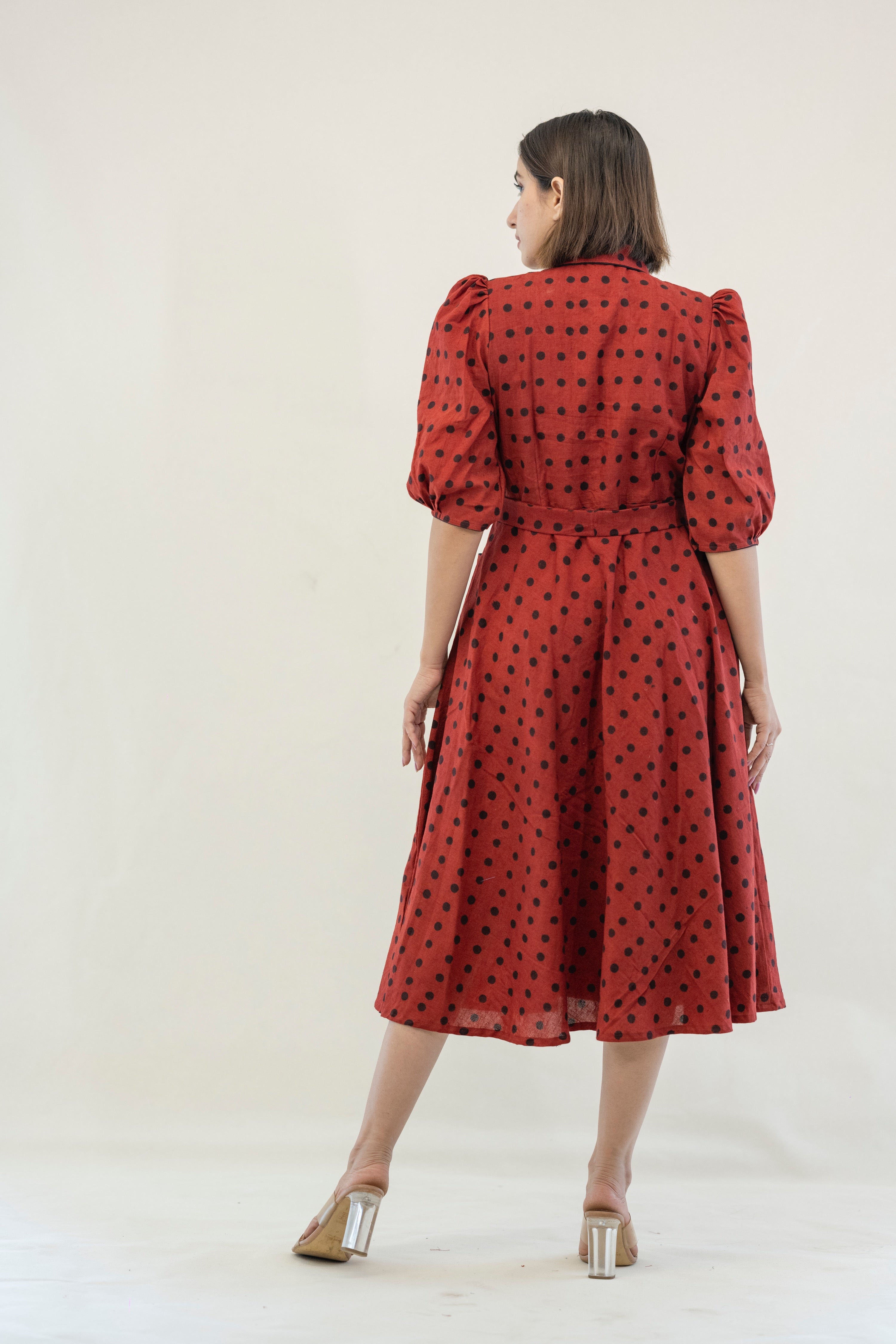 Madder polka dots dress – Turquoise 'the store'