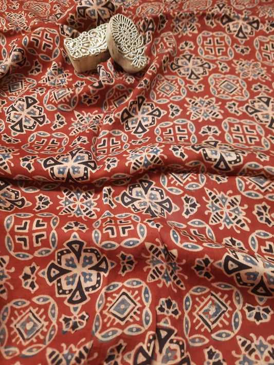 Modal silk - Authentic Ajrakh Fabric