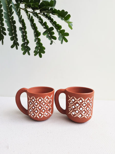 Terracotta mugs