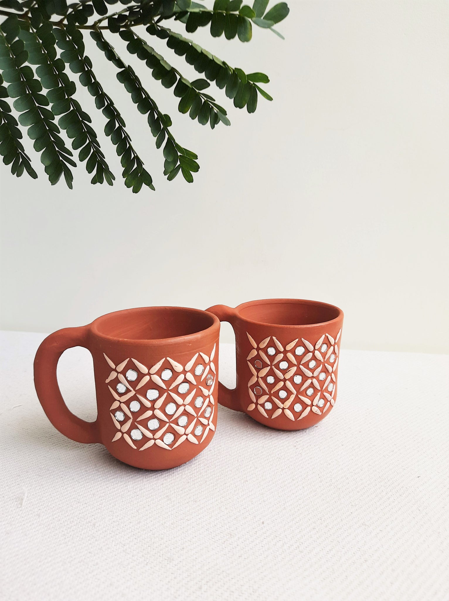 Terracotta mugs