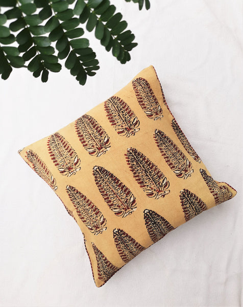 Asopalav ajrakh cotton cushion cover