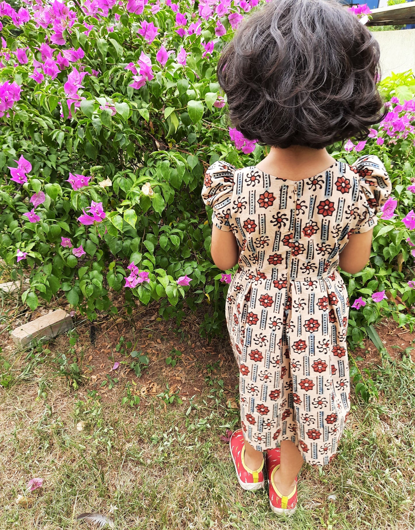 Organic dress for little girl