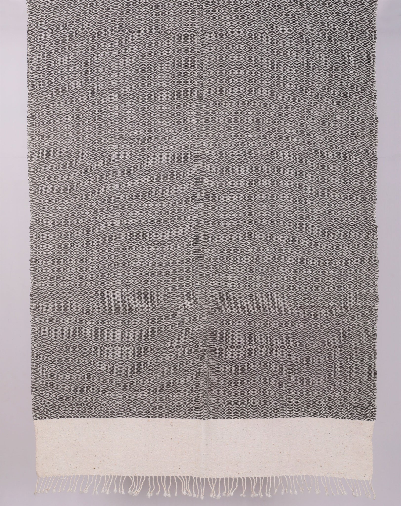 Hand spun handwoven organic cotton towel, Luxury handmade organic cotton towel