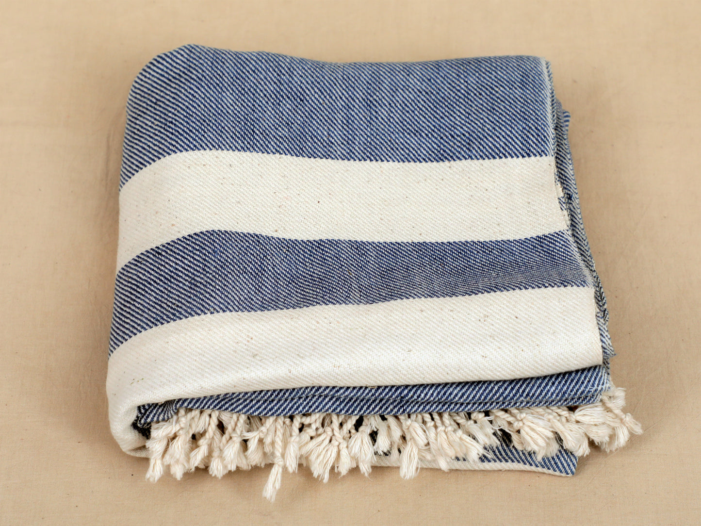 Hand spun handwoven organic cotton bath towel, Organic bath accessories